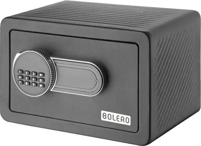 Zdjęcie produktu dla Sejf hotelowy Bolero Standard Czarny 200x310x200mm