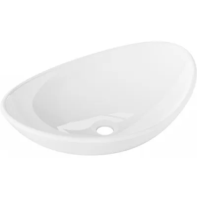 Obrázek produktu pro Mexen Sonia skleněné umyvadlo na desku 54 x 37 cm, bílá - 24145430