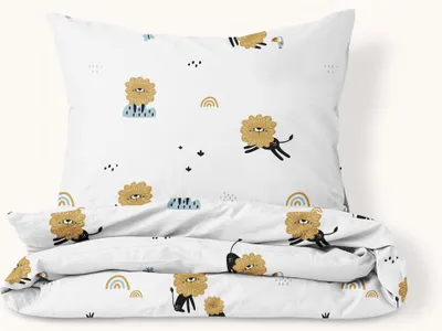 Produktbild von Petite Amélie Bettwäsche-Set – 140x200 cm – Baumwolle – Leo