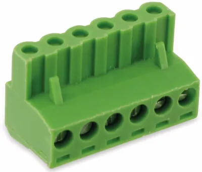 Zdjęcie produktu dla Listwa zaciskowa PCB, 6-stykowa, RM5.08 mm, 10A