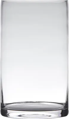 Produktbild von INNA-Glas Glasvase Zylinder Sansa Earth, klar, 40cm, Ø15cm - Deko Vase