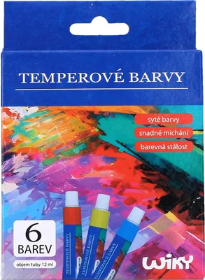 Produktbild von Temperafarben-Set Metall 6-teilig – 12 ml