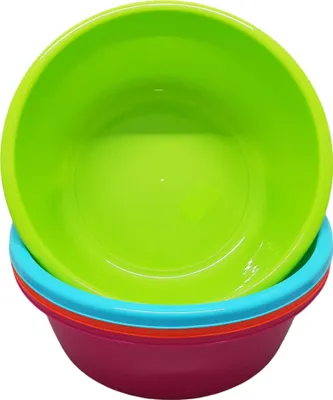 Produktbild von Schüssel Kunststoff 39cm rund 15,5cm hoch 13 Liter farbig Haushalt Gastrobedarf Schüsseln Schulz 111000