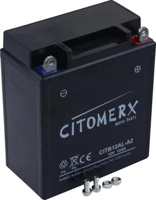 Immagine prodotto di Batteria al gel CIT YB12AL-A2, 12 V 12 Ah, terminale positivo destro, DIN 51213