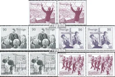 Produktbild von Briefmarken Schweden 1978 Mi 1016Dl/Dr-1020Dl/Dr Paare (kompl.Ausg.) postfrisch Christentum