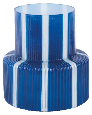 Produktbild von VASE Rayado Retro - Blau - 18/18/19 cm