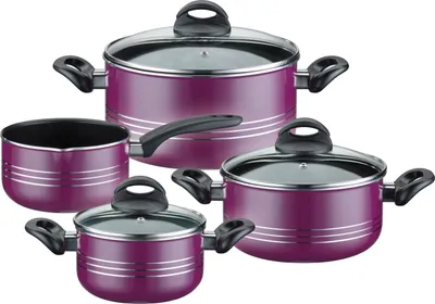 Produktbild von Kochtopf-Set Milano Color 4-tlg. LILA