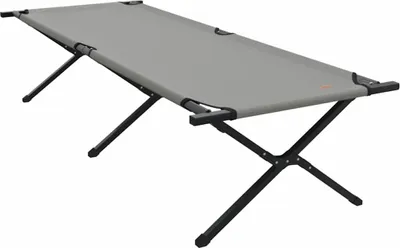 Image de vidaXL Lit pliant pour le camping Gris 210 x 80 x 46 cm