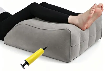 Obrázek produktu pro Nafukovací žilní polštář + maska na spaní, pooperační rekonvalescence, zlepšené prokrvení, šedá