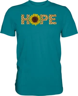Produktbild von Hope Sonnenblumen T-Shirt Hoffnung Gärtner Geschenk Garten – Diva Blue / 3XL
