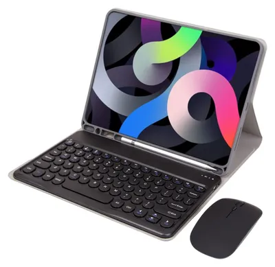 Produktbild von INF Schwarze Bluetooth Tastaturhülle mit Maus für Samsung Galaxy Tab A8