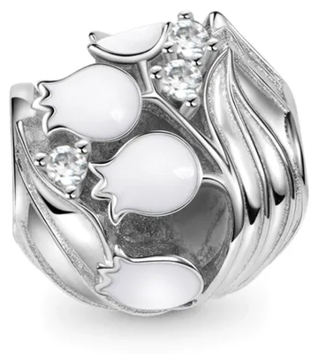 Produktbild von Gnoce Charm Maiglöckchen FSC023 Silber