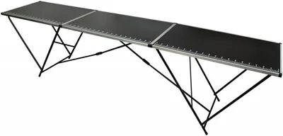 Productafbeelding van Behangtafel - Werktafel Vouwbaar - Klus Klussen - Ruimtebesparend - 3 meter - Zwart
