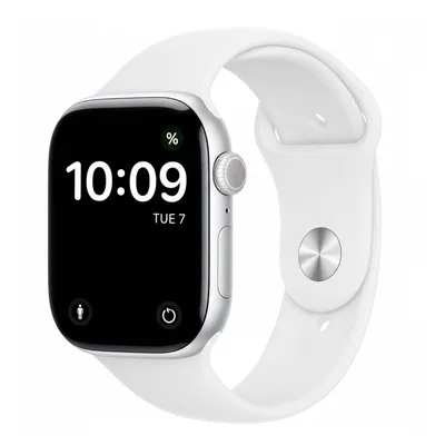 Produktbild von Apple Watch Sport Armband 38mm / 40mm / 41mm Weiß Band Sport Loop Ultra SE 1 2 3 4 5 6 7 8 9 10 11 Silikon Größe: M/L