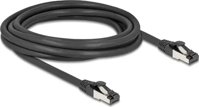 Produktbild von Delock RJ45 Netzwerkkabel Cat.8.1 S/FTP 3 m bis 40 Gbps schwarz