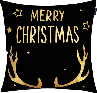 Obrázek produktu pro DOMAREX Vánoční povlak na polštář Sob MERRY CHRISTMAS