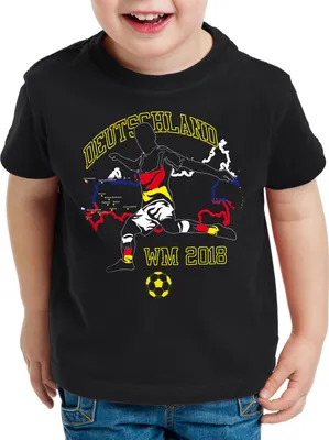 Produktbild von style3 WM 2026 Deutschland Kinder T-Shirt Fußball Weltmeisterschaft Fan-Outfit Germany