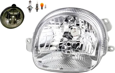 Produktbild von Scheinwerfer passend für Renault Twingo I 09/2000- H4 Li.+Nebel+Leuchtm. 7701049686 558130 7701045718 2615500Q03 4408447 91160027 77010 Johns