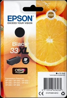 Produktbild von Epson - Inkcartridge Epson 33XL T3351 Black | Blasen Sie ein 1 Stück | 6 Stück