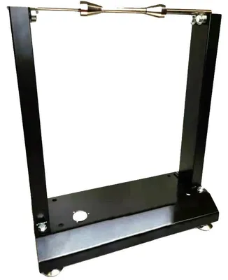 Obrázek produktu pro Vyvažovačka motocyklových kol, ocelová konstrukce, 40 x 19,5 x 47 cm, vyvažovací tyč 12 mm, hmotnost 6 kg, široká kompatibilita