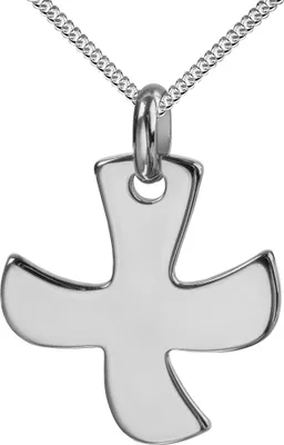 Produktbild von Kreuz-Anhänger mit Kette Taize-Kreuz für Damen, Herren und Kinder als Ketten-Anhänger mit Kette 925 Silber mit Schmuck-Etui