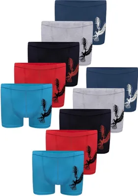 Produktbild von 10er Pack Jungen Boxershorts - Adler - Bunt