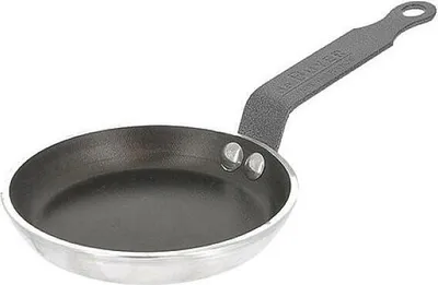 Zdjęcie produktu dla de Buyer 8140.14, Okrągły, Patelnia do naleśników, Stal nierdzewna, Aluminium, 200 °C, Aluminium