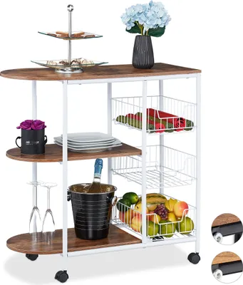 Produktbild von relaxdays Servierwagen Industrial