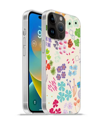 Produktbild von MuchoWow® Handyhülle Schutzhülle Hülle für Apple iPhone 14 Pro - Softcase Blume - Muster - Anemone Silikon Softcase Handy Hülle - Umschlag