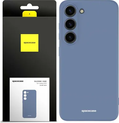 Image de Coque en silicone SPACECASE Coque en silicone pour Galaxy S23 Bleu