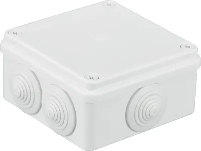 Immagine prodotto di Scatola da incasso 6 pressacavi IP44 100x100x50 bianco PAWBOL