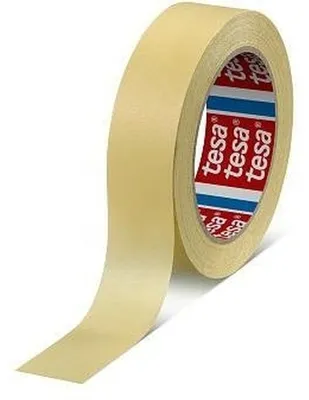 Produktbild von tesa 04323-00013-00 tesa Maler Krepp 4323 Basic Papierabdeckband, 50 mm x 50 m