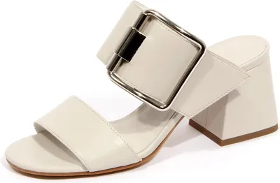 Produktbild von G0666 sandalo donna VIC MATIE AVINTON off weiß Lederschuh Frau