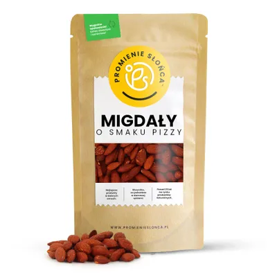 Zdjęcie produktu dla Migdały Prażone o Smaku Pizzy 250 g