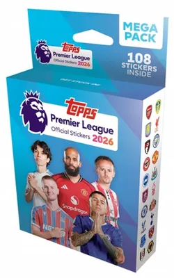 Image de TOPPS – Premier League 2026 Stickers Mega Pack: 108 stickers