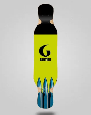Obrázok produktu pre Doska na longboard, 46x9, fluor