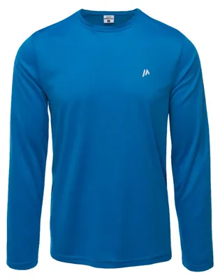 Produktbild von Martes Essential - "Lope" T-Shirt für Herren - Training Langärmlig IG5857 (L) (Graublau)