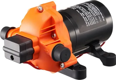 Immagine prodotto di pompa a membrana da 12V 3,5 GPM 13,25 L/min - Pompa per acqua a 3 camere con pressostato - Pompa per acqua ad alte prestazioni per uso domestico e giardino