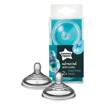 Image de Tétine pour biberon, ANTI-COLIC, débit moyen, 2 pièces
