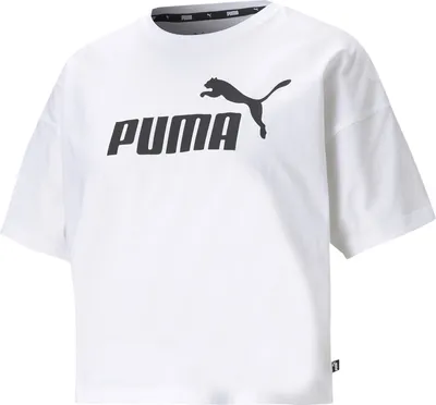 Produktbild von M|PUMA ESS Cropped Logo Tee Damen T-Shirt 586866-02