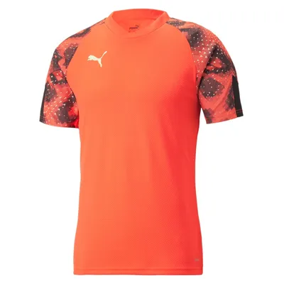 Produktbild von Puma individualFINAL Fußball WC Trikot Herren orange schwarz Gr XXL