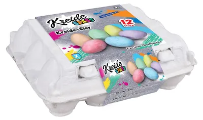 Produktbild von KREIDESPASS Kreide-Eier im 12er-Set