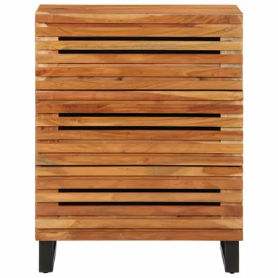 Immagine prodotto di Credenza 60x34x75 cm in Legno Massello di Acacia