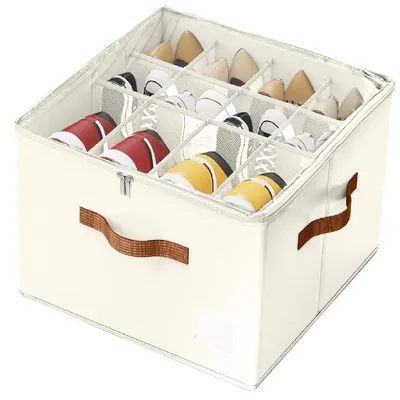 Image de Boîte de rangement pour chaussures avec couvercle transparent