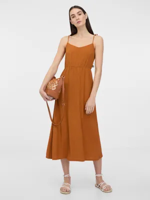 Produktbild von Orsay Braunes Maxikleid für Damen 1000540720000__40