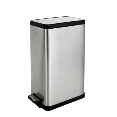 Produktbild von SVITA STM18 Mülleimer Treteimer 18l inkl. Inneneimer Softclose-Deckel Silber