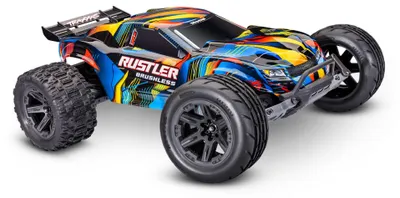 Produktbild von TRAXXAS Rustler 2WD Brushless Buggy Rot RTR VX3 Brushless