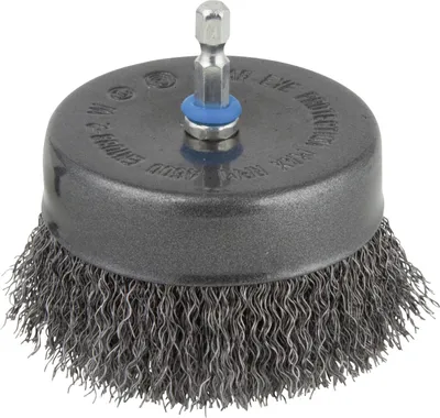Produktbild von Wolfcraft Topfdrahtbürste Ø 80 mm Schaft Ø 6 mm für Bohrmaschine
