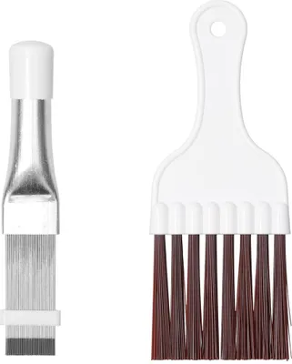 Immagine prodotto di Condizionatore d'aria Condensatore Pettine a lamelle Spazzola di pulizia in acciaio inossidabile Attrezzo di riparazione Dissipatore di calore