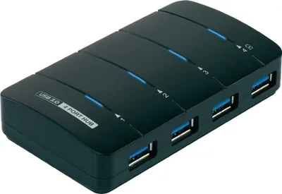 Immagine prodotto di Hub USB 3.0 a 4 porte Renkforce nero (1005584)